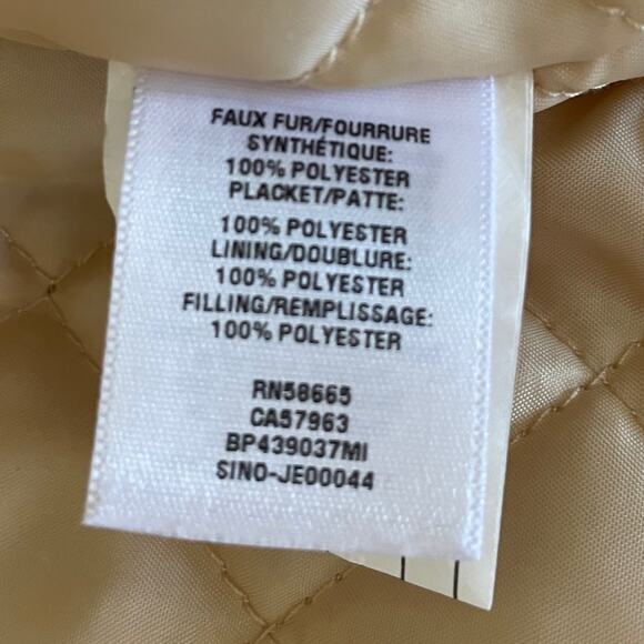 BP Nordstrom Sherpa Jacket Beige with Orange Accents Size Small - Picture 12 of 16